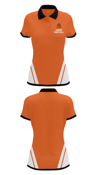 Women's Short Sleeve Performance Polo, Damand Basketball, Men's Basketball, Teamtime, Team time, sublimation, custom sports apparel, team uniforms, spirit wear, spiritwear, sports uniforms, custom shirts, team store, custom team store, fundraiser sports, apparel fundraiser