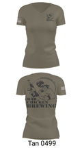 Bad Chicken Brewing 42843068 Women's Short Sleeve V-neck Shirt - 36