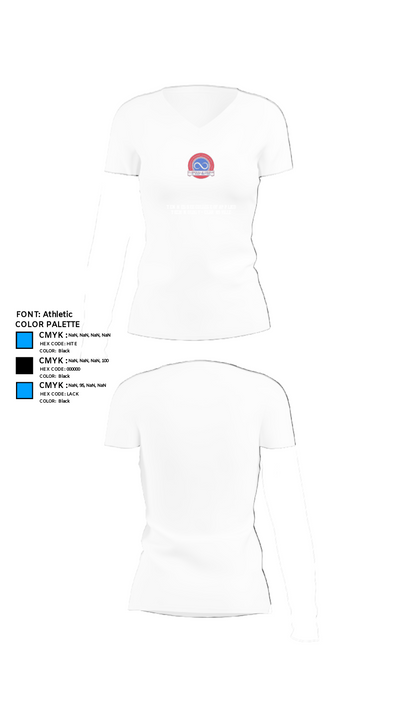 Tennessee College of Applied Technology- Clarksville 91514519 Women's Short Sleeve V-neck Shirt - 18