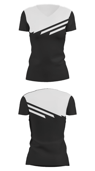 Women's Short Sleeve Vneck Shirt, Boomers, Women's Basketball, Teamtime, Team time, sublimation, custom sports apparel, team uniforms, spirit wear, spiritwear, sports uniforms, custom shirts, team store, custom team store, fundraiser sports, apparel fundraiser