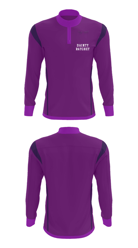 Quarter Zip Jacket, Dainty Ratchet, , Teamtime, Team time, sublimation, custom sports apparel, team uniforms, spirit wear, spiritwear, sports uniforms, custom shirts, team store, custom team store, fundraiser sports, apparel fundraiser