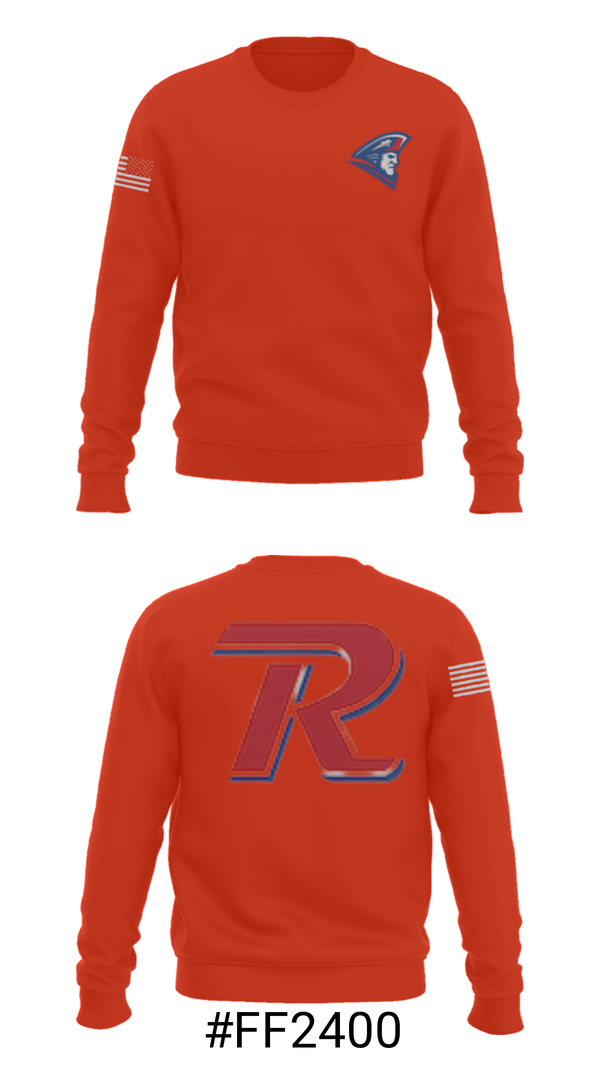 Crew Neck Sweatshirt, Revere High School Basketball, Men's Basketball, Teamtime, Team time, sublimation, custom sports apparel, team uniforms, spirit wear, spiritwear, sports uniforms, custom shirts, team store, custom team store, fundraiser sports, apparel fundraiser