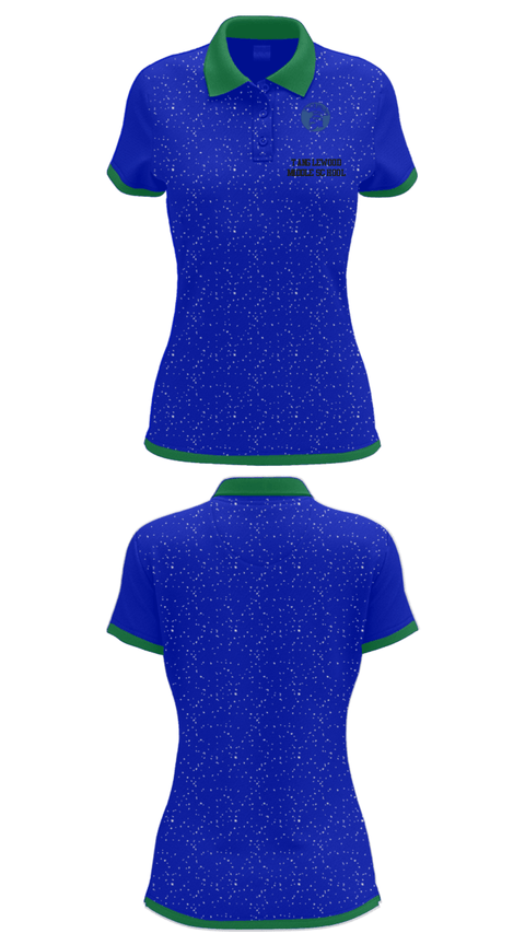 Women's Short Sleeve Performance Polo, Tanglewood Middle School, Spirit Store, Teamtime, Team time, sublimation, custom sports apparel, team uniforms, spirit wear, spiritwear, sports uniforms, custom shirts, team store, custom team store, fundraiser sports, apparel fundraiser