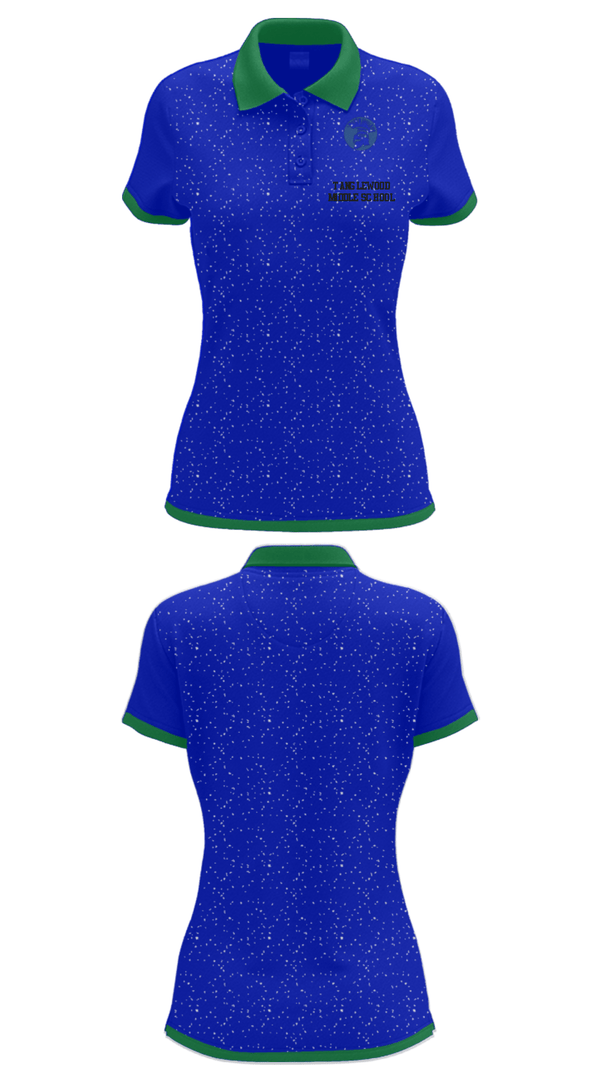 Women's Short Sleeve Performance Polo, Tanglewood Middle School, Spirit Store, Teamtime, Team time, sublimation, custom sports apparel, team uniforms, spirit wear, spiritwear, sports uniforms, custom shirts, team store, custom team store, fundraiser sports, apparel fundraiser