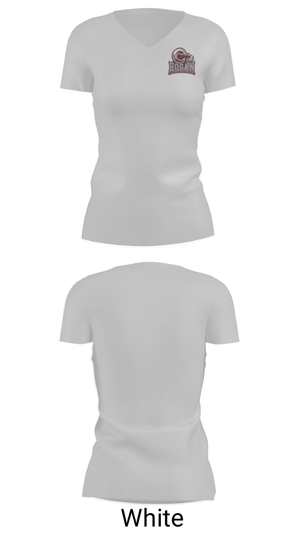 Women's Short Sleeve Vneck Shirt, Hogan Prep Academy, Spirit Store, Teamtime, Team time, sublimation, custom sports apparel, team uniforms, spirit wear, spiritwear, sports uniforms, custom shirts, team store, custom team store, fundraiser sports, apparel fundraiser