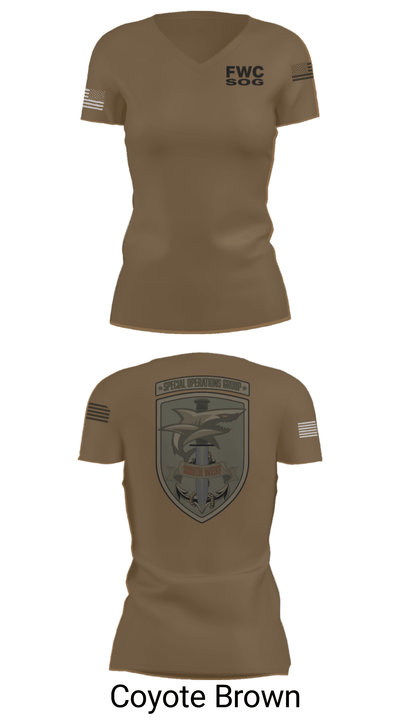 FWC SW SOG 50539560 Women's Short Sleeve V-neck Shirt - 12