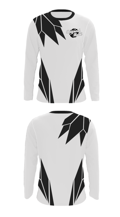 Long Sleeve Performance Shirt, Beyond Ball-Basketball, Men's Basketball, Teamtime, Team time, sublimation, custom sports apparel, team uniforms, spirit wear, spiritwear, sports uniforms, custom shirts, team store, custom team store, fundraiser sports, apparel fundraiser