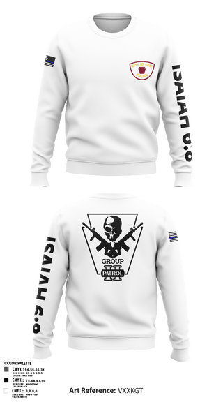 Crew Neck Sweatshirt, Erie police department, Police, Teamtime, Team time, sublimation, custom sports apparel, team uniforms, spirit wear, spiritwear, sports uniforms, custom shirts, team store, custom team store, fundraiser sports, apparel fundraiser