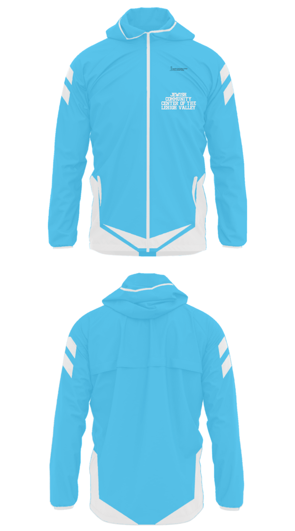 Windbreaker, Jewish Community Center of the Lehigh Valley, Spirit Store, Teamtime, Team time, sublimation, custom sports apparel, team uniforms, spirit wear, spiritwear, sports uniforms, custom shirts, team store, custom team store, fundraiser sports, apparel fundraiser