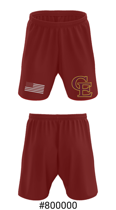 Cape Elizabeth Middle School Swimming 60708384 Athletic Shorts With Pockets - 15