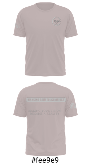 Short Sleeve Performance Shirt, Mancino Construction USA, , Teamtime, Team time, sublimation, custom sports apparel, team uniforms, spirit wear, spiritwear, sports uniforms, custom shirts, team store, custom team store, fundraiser sports, apparel fundraiser