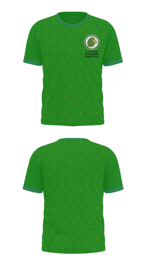 Short Sleeve Performance Shirt, H W Byers High School Basketball, Women's Basketball, Teamtime, Team time, sublimation, custom sports apparel, team uniforms, spirit wear, spiritwear, sports uniforms, custom shirts, team store, custom team store, fundraiser sports, apparel fundraiser
