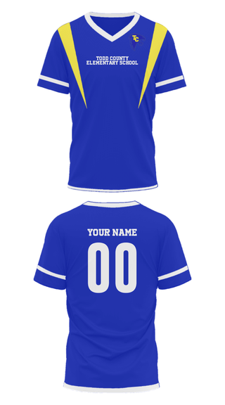 Mens Soccer Jersey, Todd County Elementary School, Spirit Store, Teamtime, Team time, sublimation, custom sports apparel, team uniforms, spirit wear, spiritwear, sports uniforms, custom shirts, team store, custom team store, fundraiser sports, apparel fundraiser