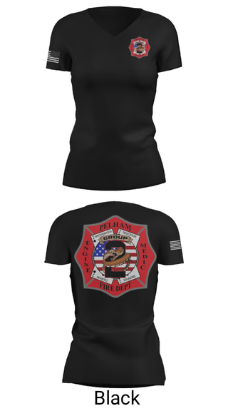 Women's Short Sleeve Vneck Shirt, Group 2, Fire Department, Teamtime, Team time, sublimation, custom sports apparel, team uniforms, spirit wear, spiritwear, sports uniforms, custom shirts, team store, custom team store, fundraiser sports, apparel fundraiser