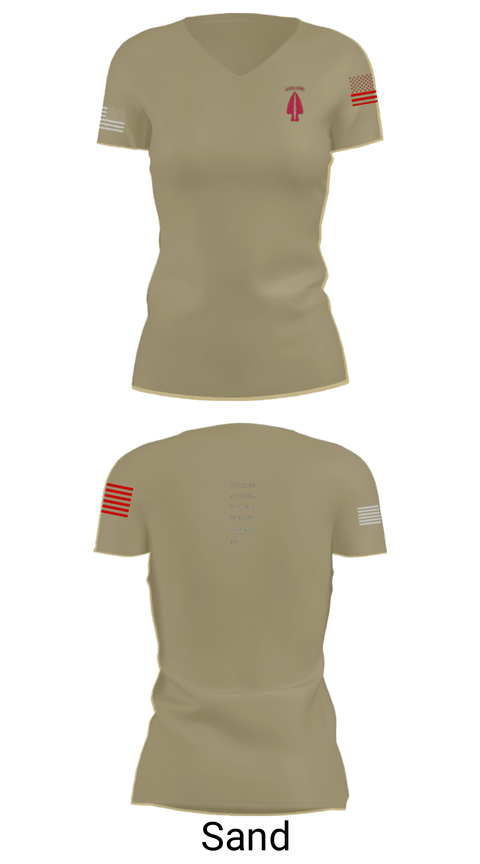 Women's Short Sleeve Vneck Shirt, , Army, Teamtime, Team time, sublimation, custom sports apparel, team uniforms, spirit wear, spiritwear, sports uniforms, custom shirts, team store, custom team store, fundraiser sports, apparel fundraiser