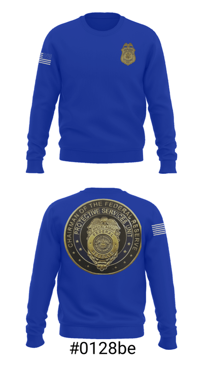 United States Federal Reserve Police 30952270 Crew Neck Sweatshirt - 2