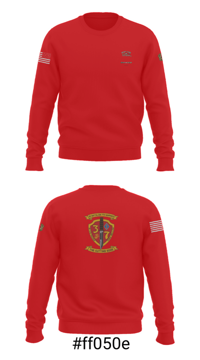 3rd. Battalion 7th. Marines 15768807 Crew Neck Sweatshirt - 2