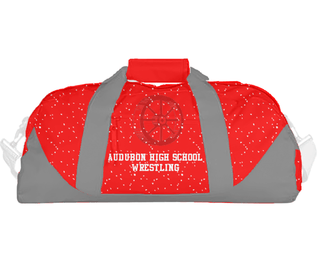 Duffle Bag, Audubon High School Wrestling, Wrestling, Teamtime, Team time, sublimation, custom sports apparel, team uniforms, spirit wear, spiritwear, sports uniforms, custom shirts, team store, custom team store, fundraiser sports, apparel fundraiser