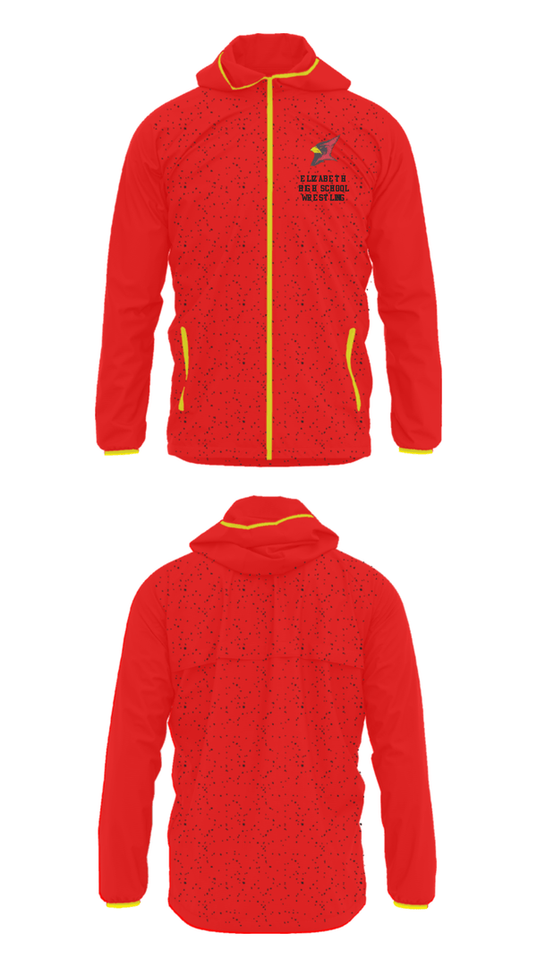 Windbreaker, Elizabeth High School Wrestling, Wrestling, Teamtime, Team time, sublimation, custom sports apparel, team uniforms, spirit wear, spiritwear, sports uniforms, custom shirts, team store, custom team store, fundraiser sports, apparel fundraiser