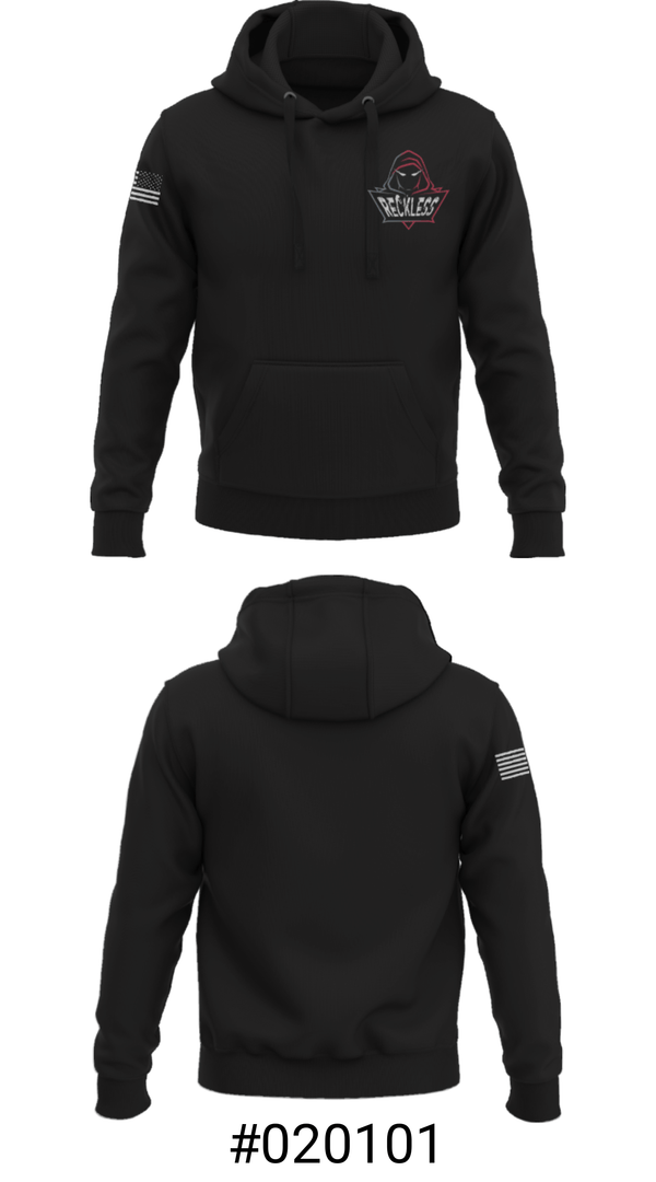 Hoodie, Reckless, Football, Teamtime, Team time, sublimation, custom sports apparel, team uniforms, spirit wear, spiritwear, sports uniforms, custom shirts, team store, custom team store, fundraiser sports, apparel fundraiser
