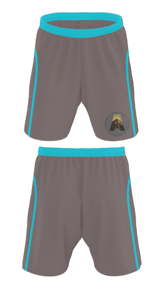 Athletic Shorts With Pockets, Sea globe, , Teamtime, Team time, sublimation, custom sports apparel, team uniforms, spirit wear, spiritwear, sports uniforms, custom shirts, team store, custom team store, fundraiser sports, apparel fundraiser