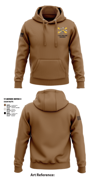 Hoodie, Bravo 1-119th FA, , Teamtime, Team time, sublimation, custom sports apparel, team uniforms, spirit wear, spiritwear, sports uniforms, custom shirts, team store, custom team store, fundraiser sports, apparel fundraiser