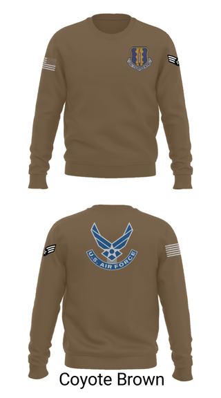 Crew Neck Sweatshirt, 33rd Tactical Fighter Wing, Air Force, Teamtime, Team time, sublimation, custom sports apparel, team uniforms, spirit wear, spiritwear, sports uniforms, custom shirts, team store, custom team store, fundraiser sports, apparel fundraiser