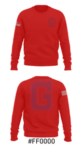 Glenwood High School Wrestling 84372950 Crew Neck Sweatshirt - 16