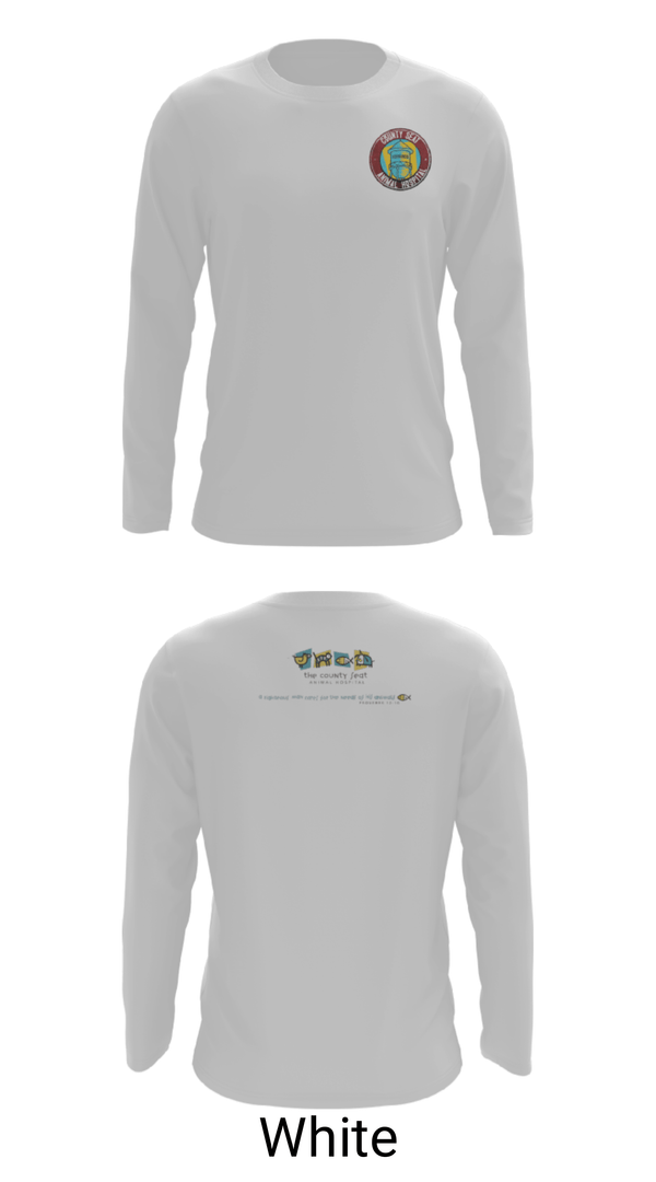 Long Sleeve Performance Shirt, County Seat Animal HospitalCounty Seat Animal Hospital, , Teamtime, Team time, sublimation, custom sports apparel, team uniforms, spirit wear, spiritwear, sports uniforms, custom shirts, team store, custom team store, fundraiser sports, apparel fundraiser
