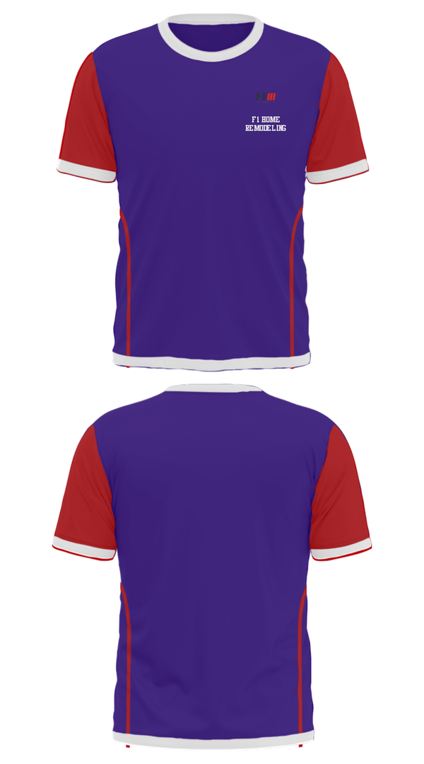 Short Sleeve Performance Shirt, F1 Home Remodeling, , Teamtime, Team time, sublimation, custom sports apparel, team uniforms, spirit wear, spiritwear, sports uniforms, custom shirts, team store, custom team store, fundraiser sports, apparel fundraiser