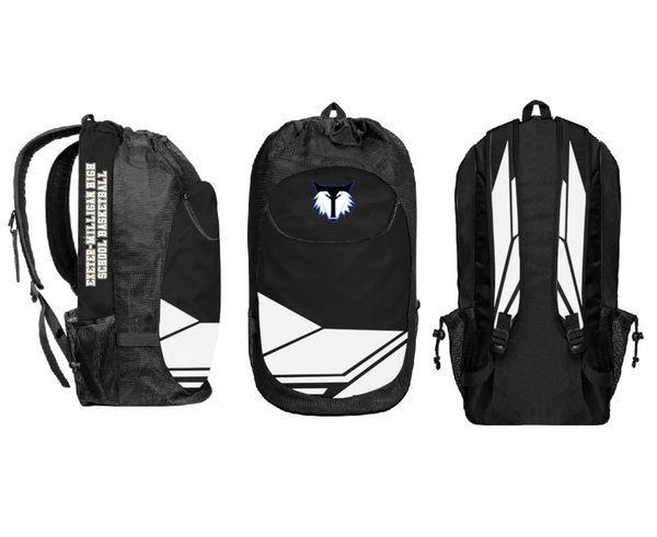 Gear Bag, Exeter-Milligan High School Basketball, Women's Basketball, Teamtime, Team time, sublimation, custom sports apparel, team uniforms, spirit wear, spiritwear, sports uniforms, custom shirts, team store, custom team store, fundraiser sports, apparel fundraiser