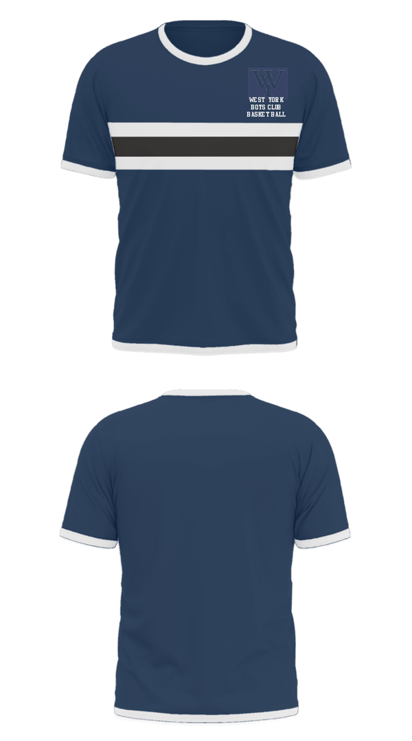 Short Sleeve Performance Shirt, West York Boys Club Basketball, Men's Basketball, Teamtime, Team time, sublimation, custom sports apparel, team uniforms, spirit wear, spiritwear, sports uniforms, custom shirts, team store, custom team store, fundraiser sports, apparel fundraiser