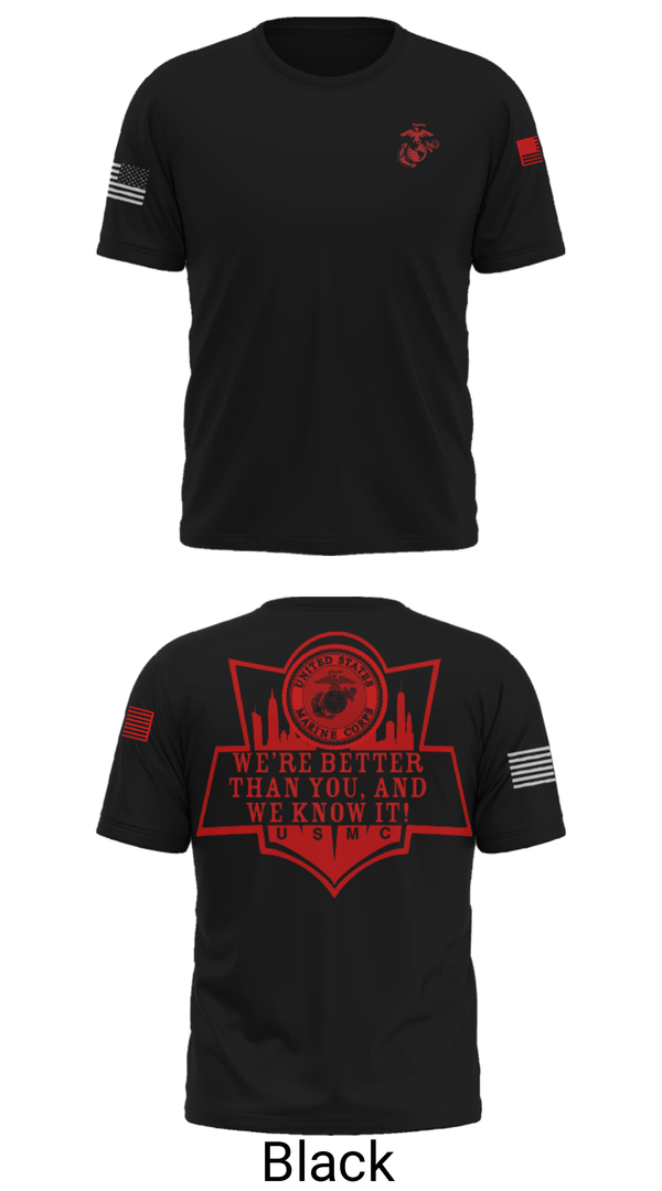 Short Sleeve Performance Shirt, RSS EMPIRE STATE, Marines, Teamtime, Team time, sublimation, custom sports apparel, team uniforms, spirit wear, spiritwear, sports uniforms, custom shirts, team store, custom team store, fundraiser sports, apparel fundraiser