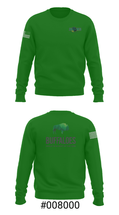 Bridger Middle School 54496281 Crew Neck Sweatshirt - 16