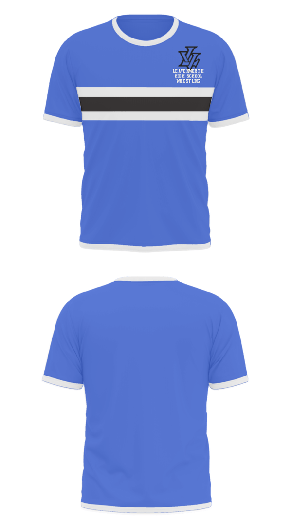 Short Sleeve Performance Shirt, Leavenworth High School Wrestling, Wrestling, Teamtime, Team time, sublimation, custom sports apparel, team uniforms, spirit wear, spiritwear, sports uniforms, custom shirts, team store, custom team store, fundraiser sports, apparel fundraiser