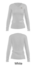 Martinez concrete contracting 63387466 Women's Long Sleeve V-neck Shirt - 6