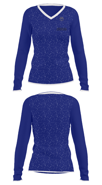 Martinez concrete contracting 63387466 Women's Long Sleeve V-neck Shirt - 31