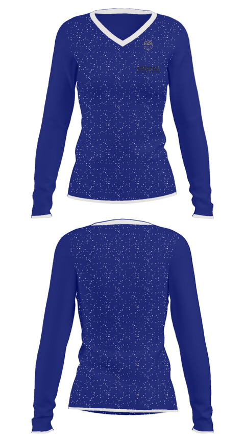 Women's Long Sleeve Vneck Shirt, Martinez concrete contracting, , Teamtime, Team time, sublimation, custom sports apparel, team uniforms, spirit wear, spiritwear, sports uniforms, custom shirts, team store, custom team store, fundraiser sports, apparel fundraiser