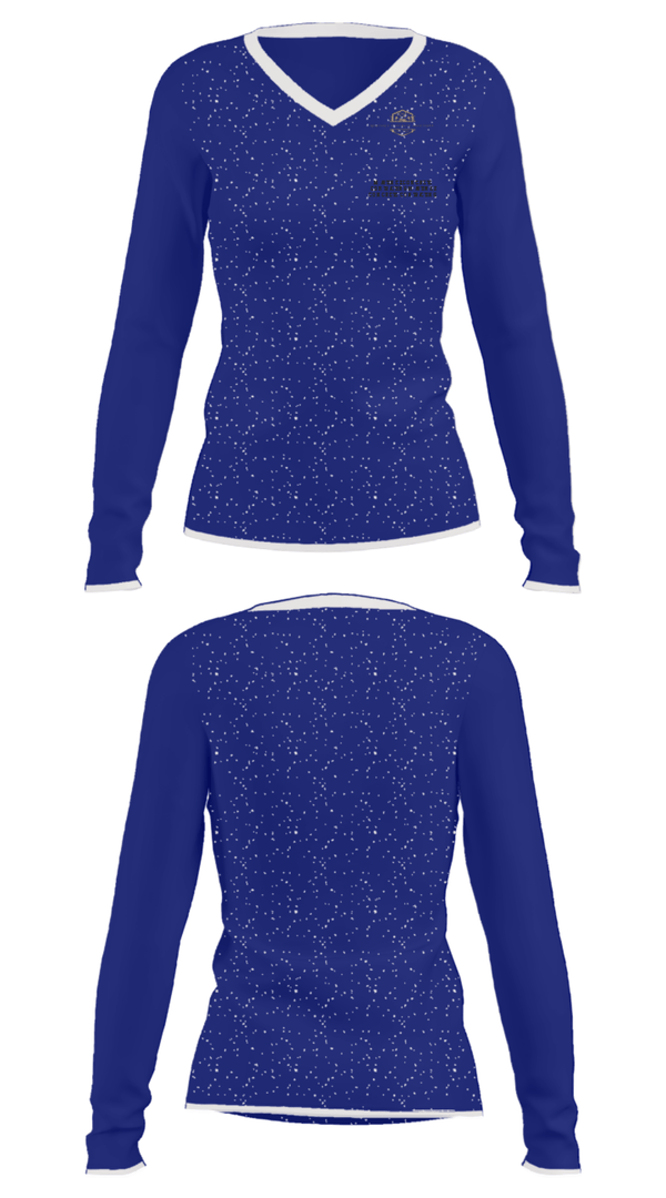 Women's Long Sleeve Vneck Shirt, Martinez concrete contracting, , Teamtime, Team time, sublimation, custom sports apparel, team uniforms, spirit wear, spiritwear, sports uniforms, custom shirts, team store, custom team store, fundraiser sports, apparel fundraiser