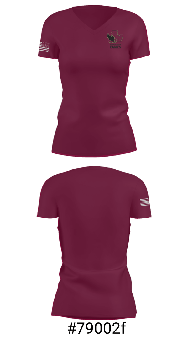 Women's Short Sleeve Vneck Shirt, Bishop Watterson High School Basketball, Women's Basketball, Teamtime, Team time, sublimation, custom sports apparel, team uniforms, spirit wear, spiritwear, sports uniforms, custom shirts, team store, custom team store, fundraiser sports, apparel fundraiser