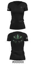 HALO-FURY 21007109 Women's Short Sleeve V-neck Shirt - 21