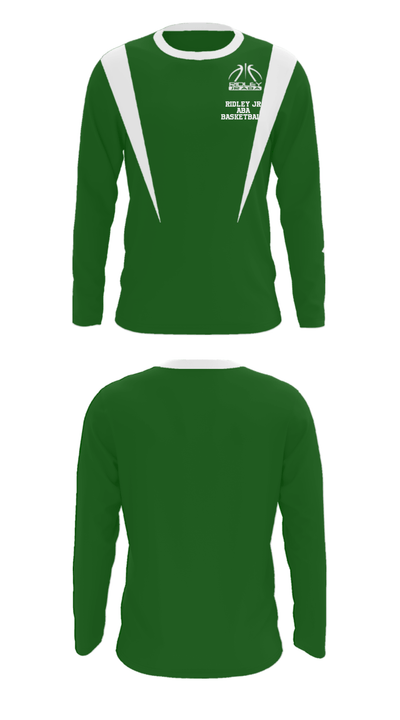 Ridley Jr Aba Basketball 35748475 Long Sleeve Performance Shirt - 31