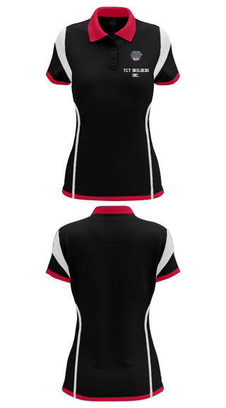 Women's Short Sleeve Performance Polo, TCT Builders Inc., , Teamtime, Team time, sublimation, custom sports apparel, team uniforms, spirit wear, spiritwear, sports uniforms, custom shirts, team store, custom team store, fundraiser sports, apparel fundraiser