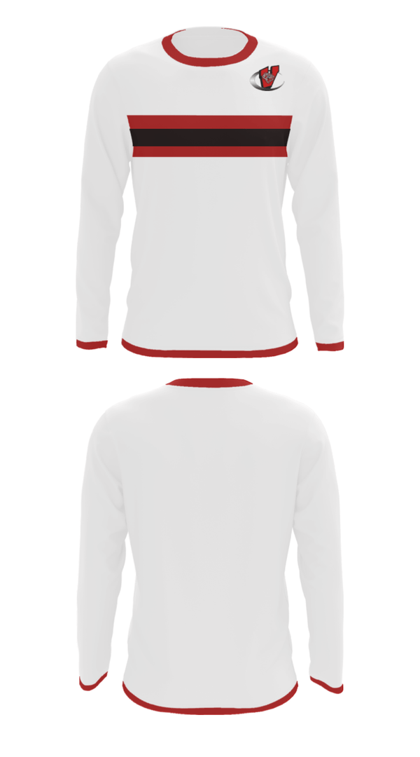 Long Sleeve Performance Shirt, Vestaburg High School Basketball, Men's Basketball, Teamtime, Team time, sublimation, custom sports apparel, team uniforms, spirit wear, spiritwear, sports uniforms, custom shirts, team store, custom team store, fundraiser sports, apparel fundraiser