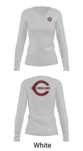 Campbell High School Basketball 21557333 Women's Long Sleeve V-neck Shirt - 6