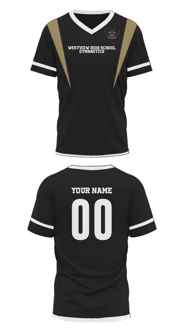 Mens Soccer Jersey, Westview High School Gymnastics, Spirit Store, Teamtime, Team time, sublimation, custom sports apparel, team uniforms, spirit wear, spiritwear, sports uniforms, custom shirts, team store, custom team store, fundraiser sports, apparel fundraiser