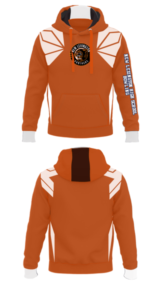 Hoodie, New Lexington High School Bowling, Bowling, Teamtime, Team time, sublimation, custom sports apparel, team uniforms, spirit wear, spiritwear, sports uniforms, custom shirts, team store, custom team store, fundraiser sports, apparel fundraiser