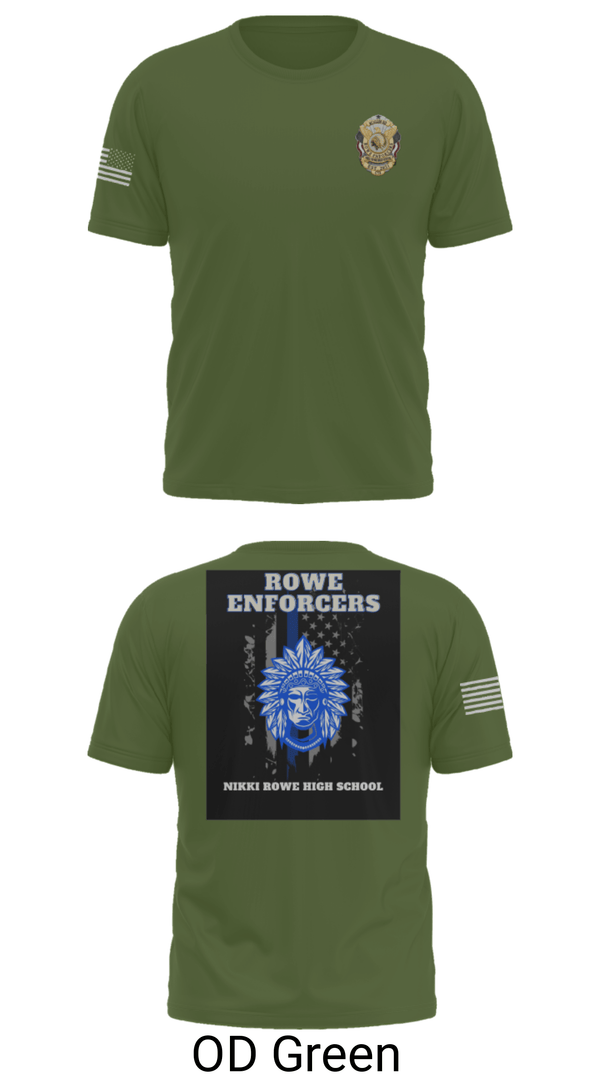 Short Sleeve Performance Shirt, Rowe Enforcers, Police, Teamtime, Team time, sublimation, custom sports apparel, team uniforms, spirit wear, spiritwear, sports uniforms, custom shirts, team store, custom team store, fundraiser sports, apparel fundraiser