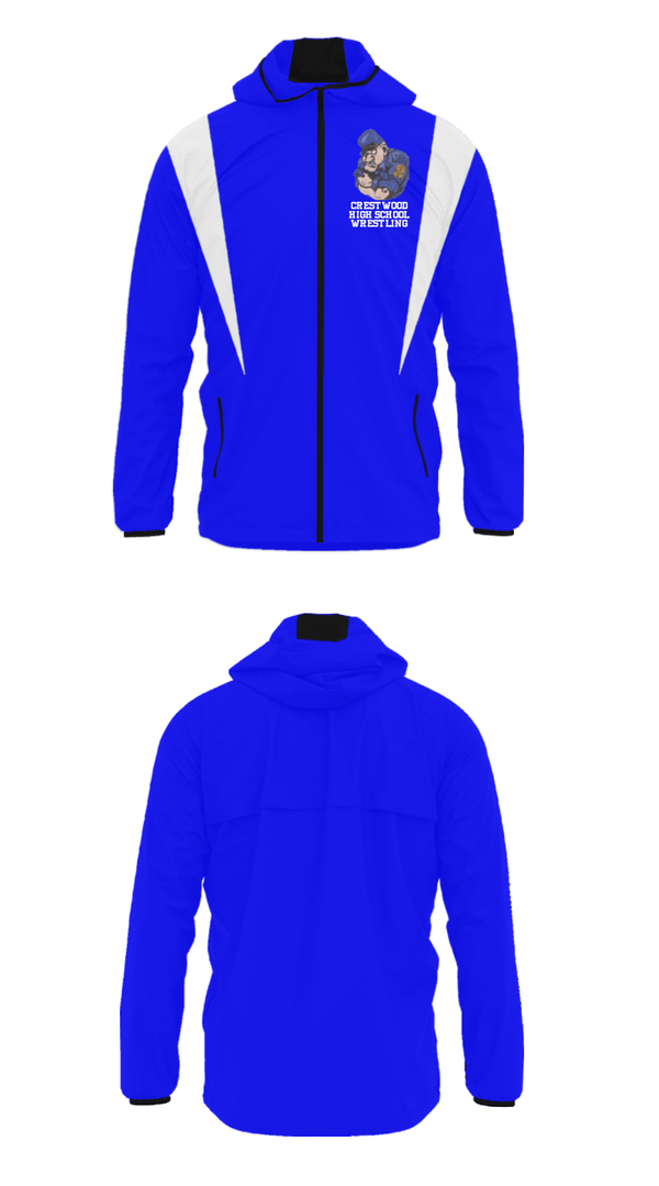 Windbreaker, Crestwood High School Wrestling, Wrestling, Teamtime, Team time, sublimation, custom sports apparel, team uniforms, spirit wear, spiritwear, sports uniforms, custom shirts, team store, custom team store, fundraiser sports, apparel fundraiser