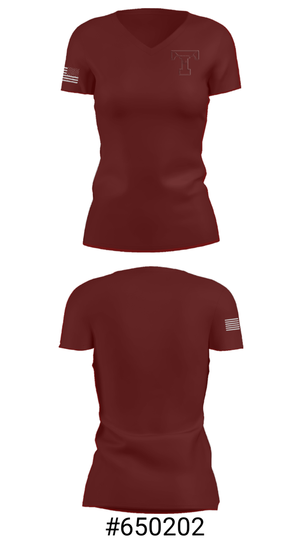 Women's Short Sleeve Vneck Shirt, Tarkington High School Basketball, Women's Basketball, Teamtime, Team time, sublimation, custom sports apparel, team uniforms, spirit wear, spiritwear, sports uniforms, custom shirts, team store, custom team store, fundraiser sports, apparel fundraiser
